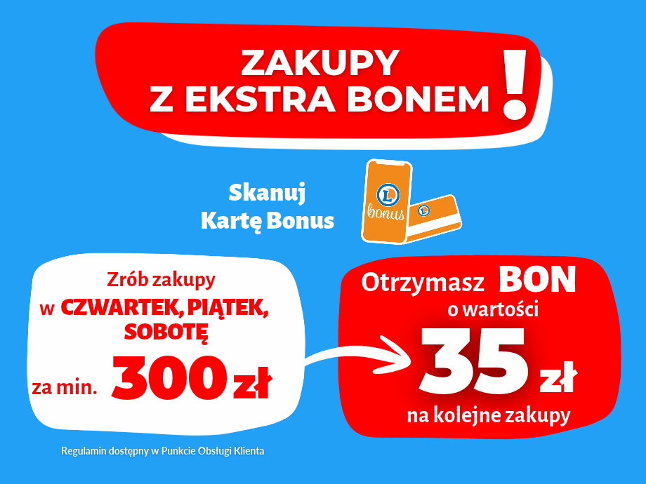 zakupy z bonem